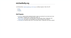 Desktop Screenshot of michaelkelly.org